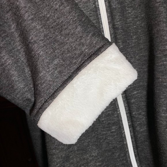 Cuddl Duds Women's Medium Fleece Lined Full Zip Jacket Sweater Size XL - Picture 3 of 8